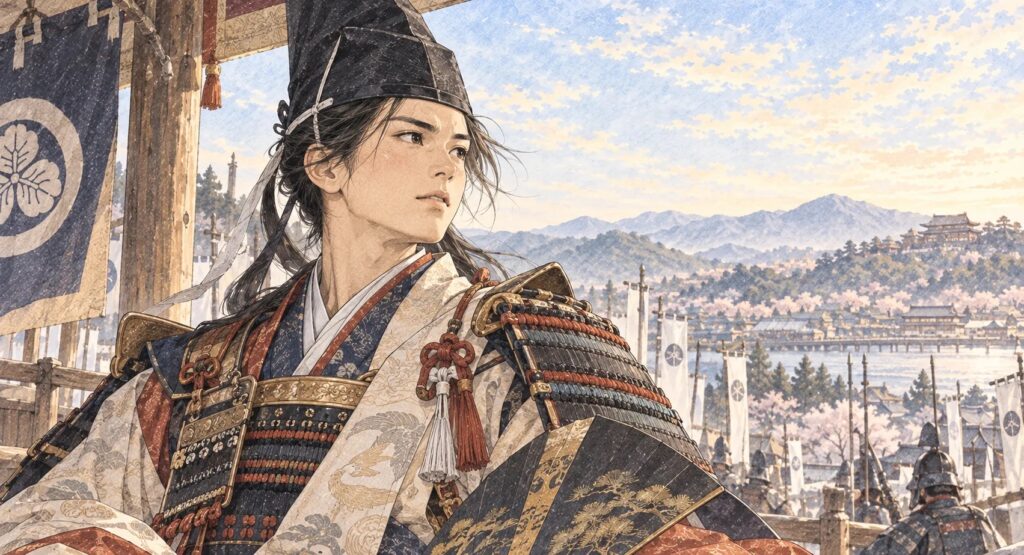 源義経のイラスト