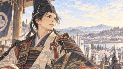 源義経のイラスト