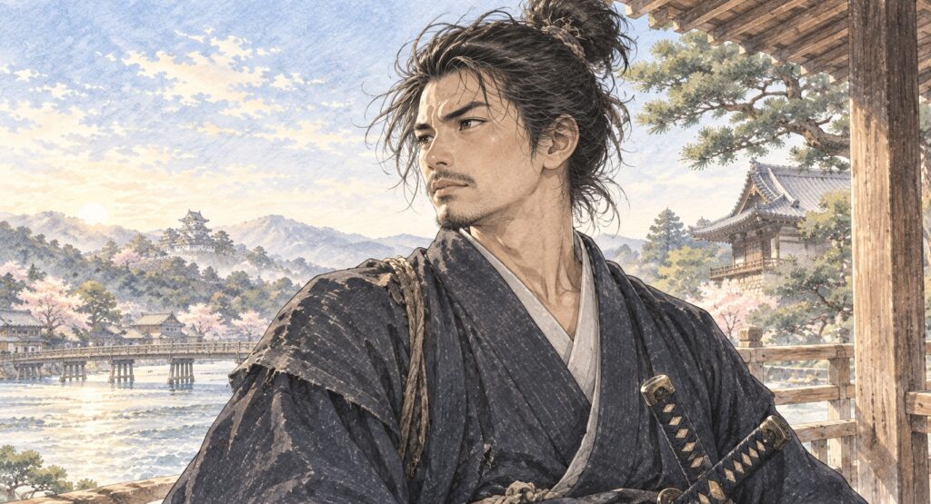 宮本武蔵のイラスト