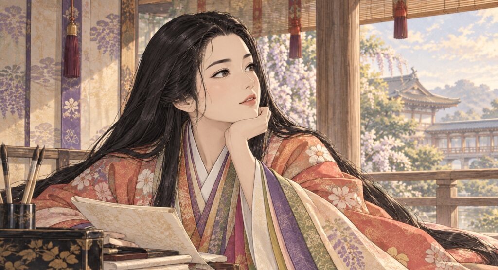 清少納言のイラスト