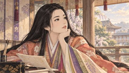清少納言のイラスト
