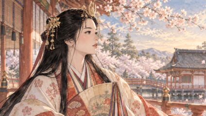 静御前のイラスト
