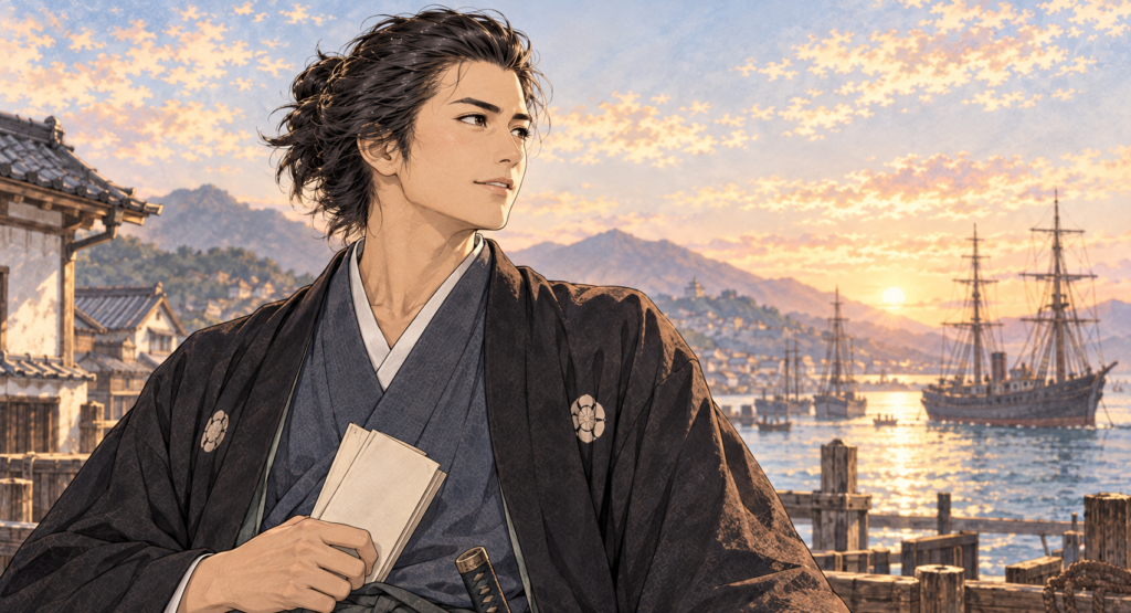 坂本龍馬のイラスト